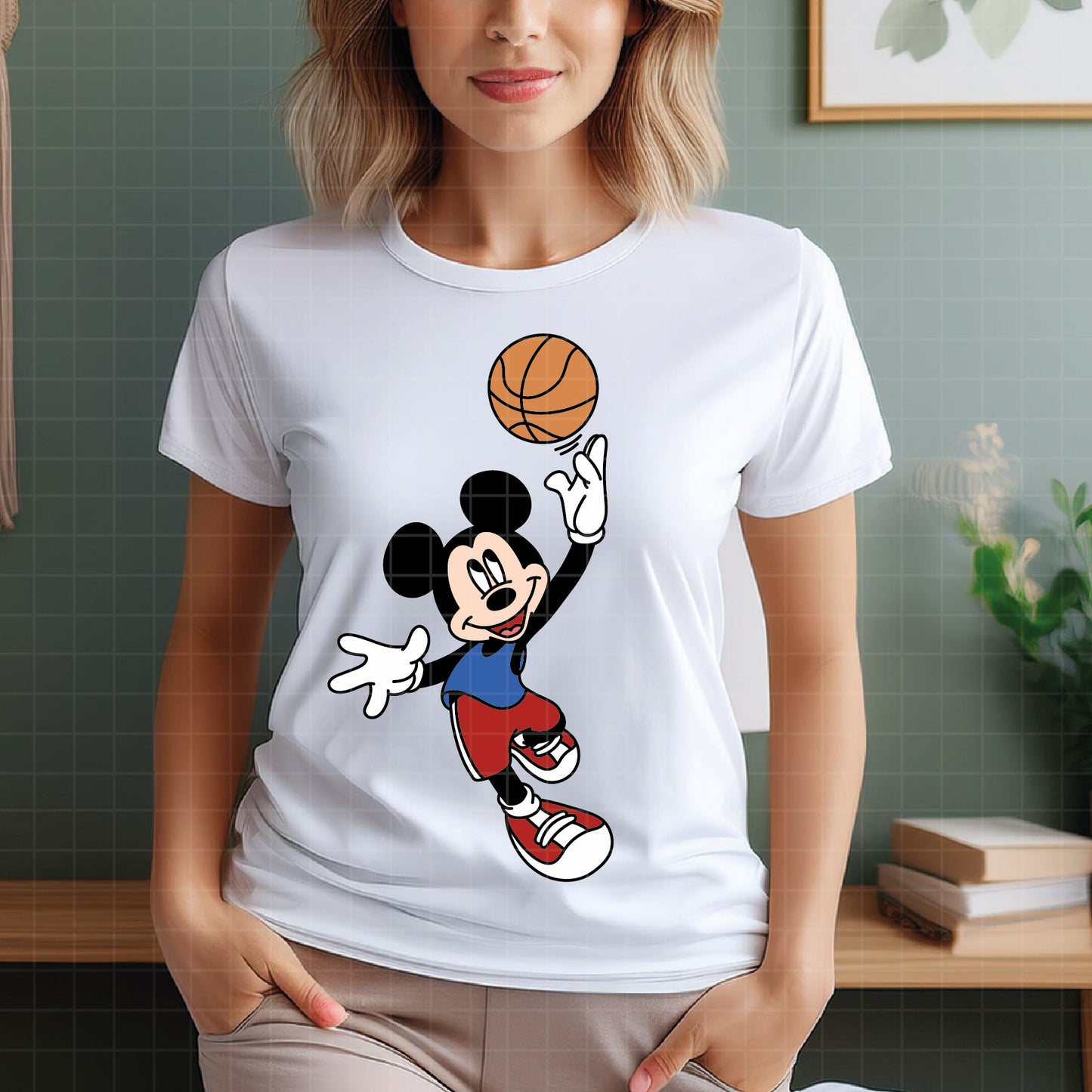 COD5202 - Mickey basketball pack bundle, Disney clipart Svg, Png, Eps, Dxf, Jpeg, vector.