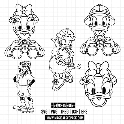 COD5207 - Disney classics Explorers mode pack bundle, Disney Classics clipart Svg, Png, Eps, Dxf, Jpeg, vector.