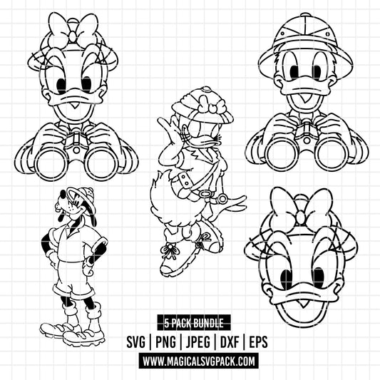 COD5207 - Disney classics Explorers mode pack bundle, Disney Classics clipart Svg, Png, Eps, Dxf, Jpeg, vector.