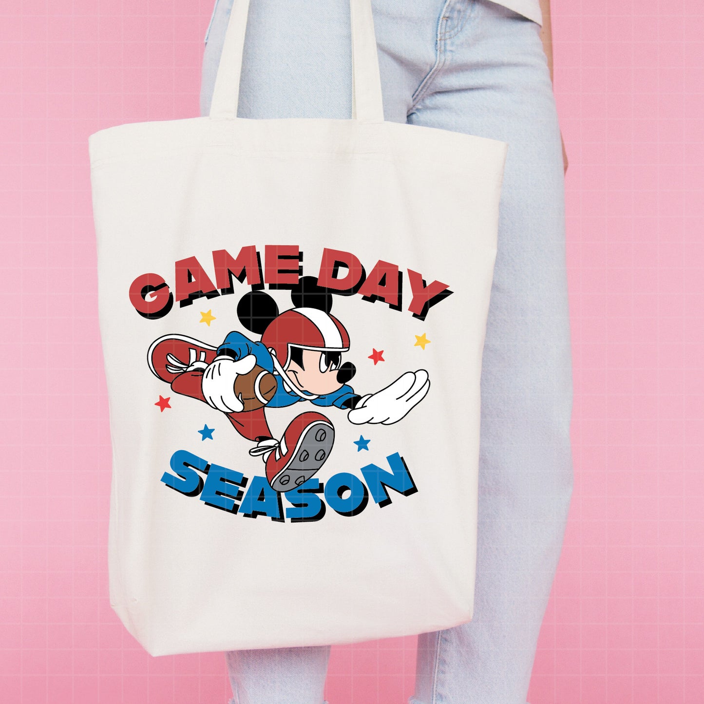 COD5421 - Mickey American Football quotes pack bundle, Disney clipart Svg, Png, Eps, Dxf, Jpeg, vector.