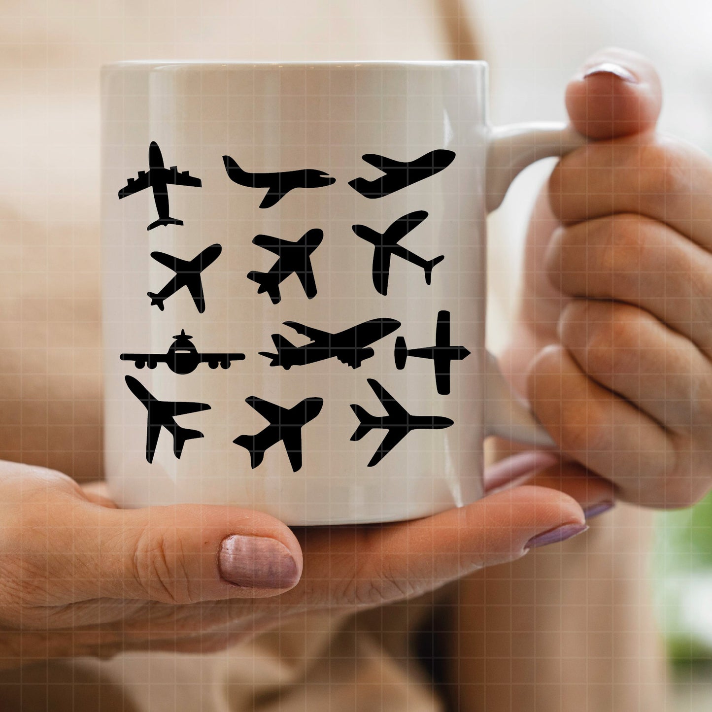 COD5431 - Airplanes bundle clipart Svg, Png, Eps, Dxf, Jpeg, vector.