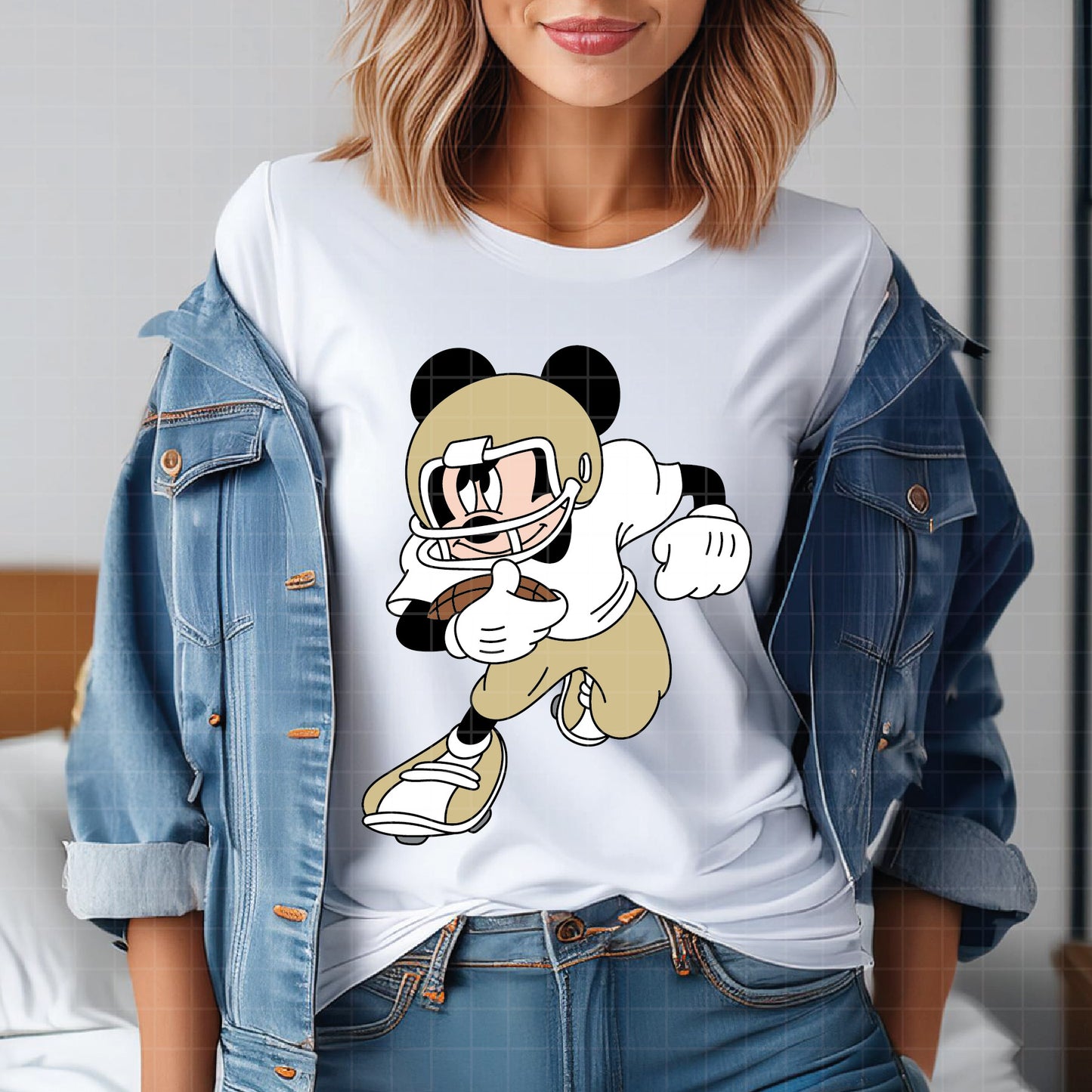 COD5445 - Mickey American Football pack bundle, Disney clipart Svg, Png, Eps, Dxf, Jpeg, vector.