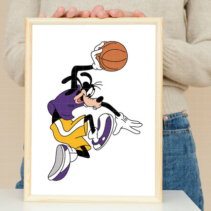 COD5446 - Disney classics Basketball pack bundle, Disney sports clipart Svg, Png, Eps, Dxf, Jpeg, vector.
