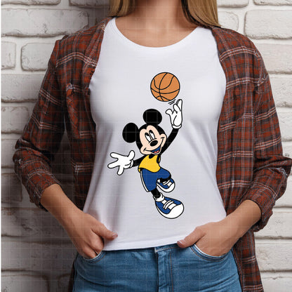 COD5448 - Mickey basketball pack bundle, Disney clipart Svg, Png, Eps, Dxf, Jpeg, vector.