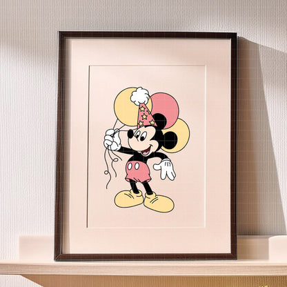 COD5449 - Mickey Birthdays pack bundle, Disney clipart Svg, Png, Eps, Dxf, Jpeg, vector.