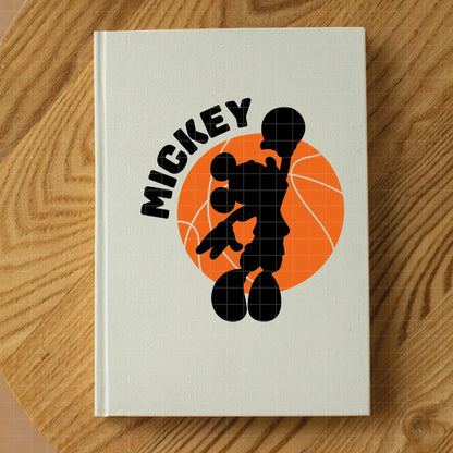 COD5607 - Mickey basketball pack bundle, Disney clipart Svg, Png, Eps, Dxf, Jpeg, vector.