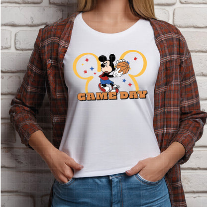 COD5609 - Mickey basketball checkered pack bundle, Disney clipart Svg, Png, Eps, Dxf, Jpeg, vector.