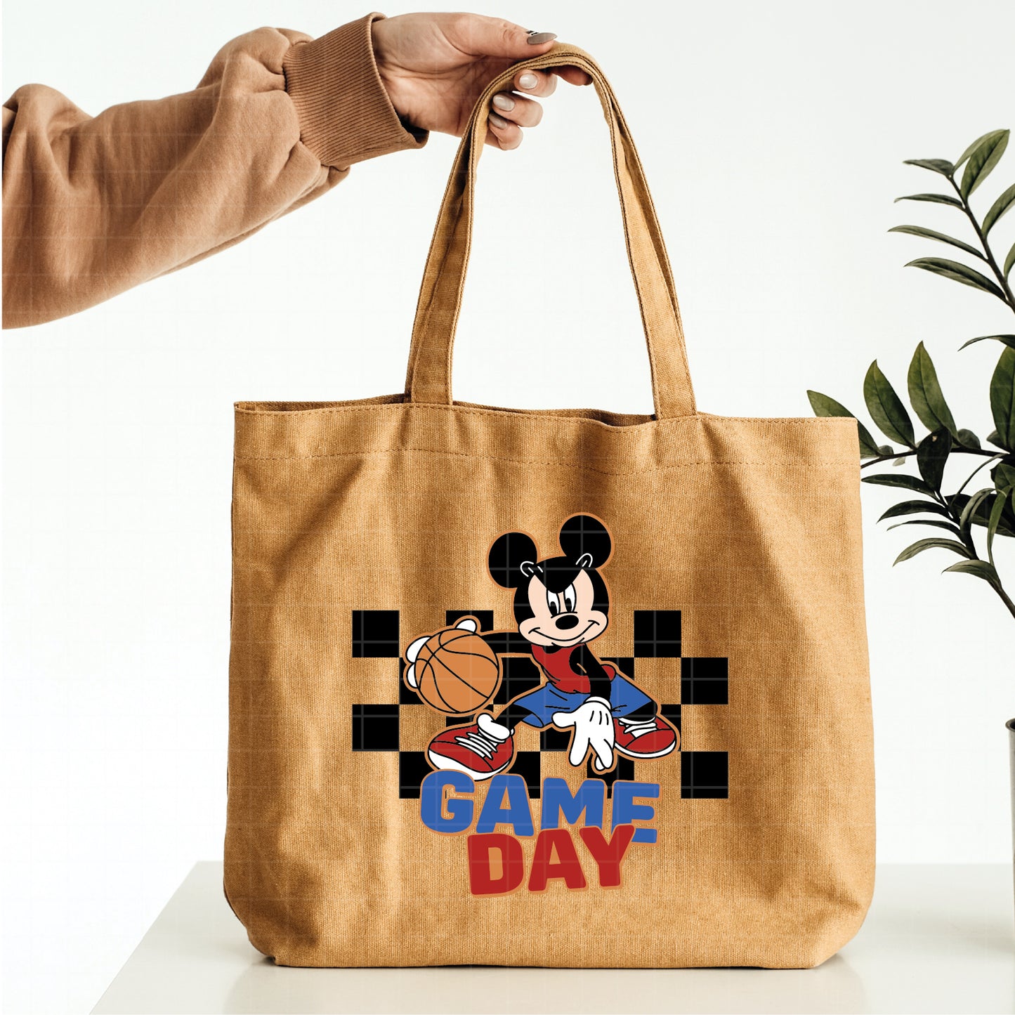 COD5609 - Mickey basketball checkered pack bundle, Disney clipart Svg, Png, Eps, Dxf, Jpeg, vector.
