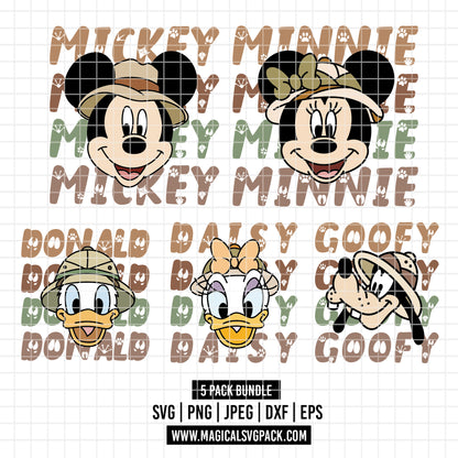 COD5611 - Disney classics Explorers mode pack bundle, Disney Classics clipart Svg, Png, Eps, Dxf, Jpeg, vector.