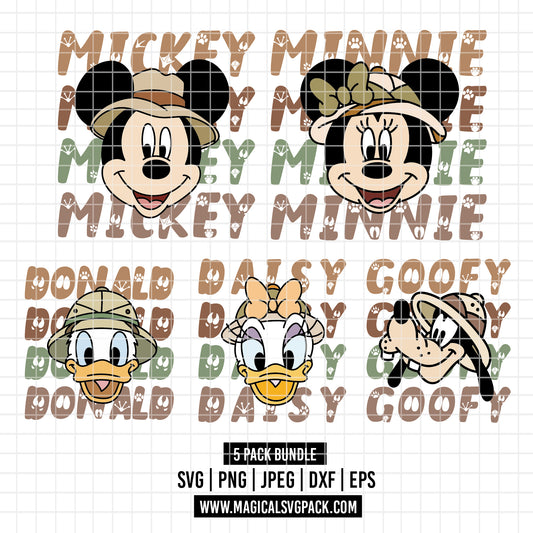 COD5611 - Disney classics Explorers mode pack bundle, Disney Classics clipart Svg, Png, Eps, Dxf, Jpeg, vector.
