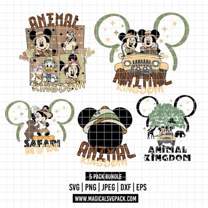 COD5612 - Disney classics Animal Kingdom pack bundle, Disney Classics clipart Svg, Png, Eps, Dxf, Jpeg, vector.