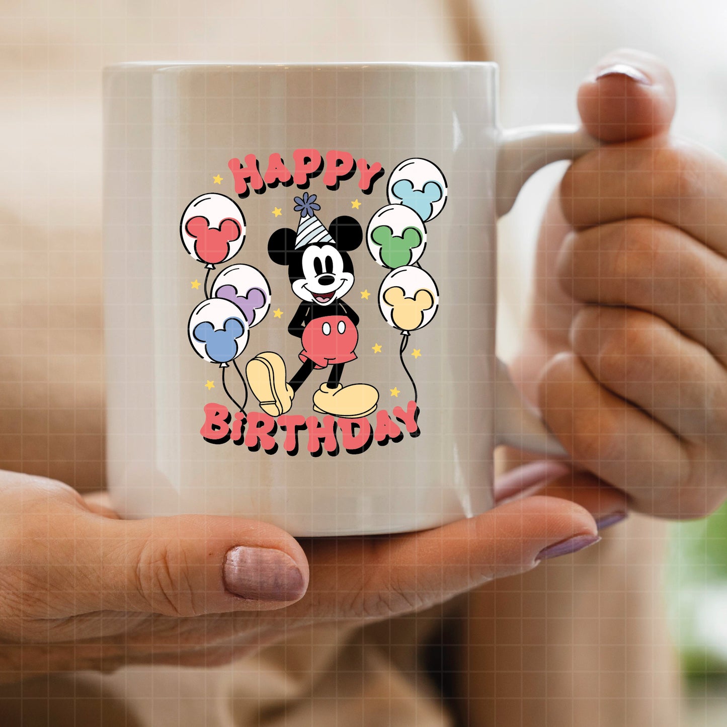 COD5745 - Mickey Birthdays pack bundle, Disney clipart Svg, Png, Eps, Dxf, Jpeg, vector.