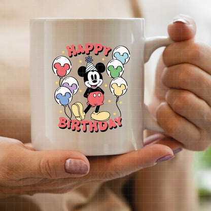 COD5745 - Mickey Birthdays pack bundle, Disney clipart Svg, Png, Eps, Dxf, Jpeg, vector.