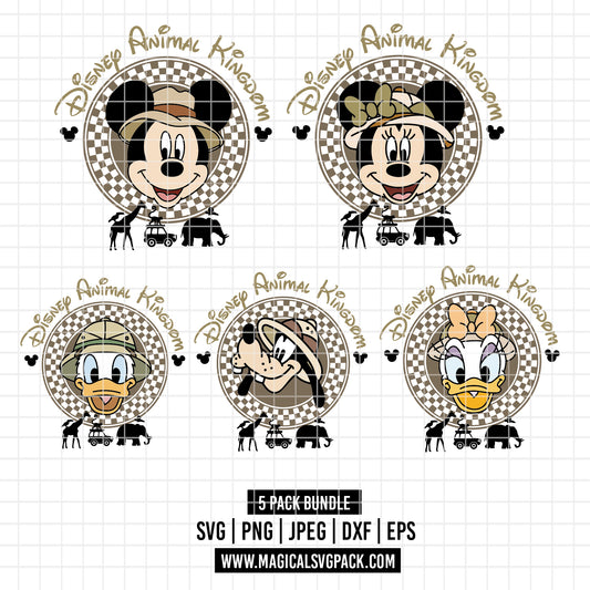 COD5749 - Disney classics Animal Kingdom pack bundle, Disney Classics clipart Svg, Png, Eps, Dxf, Jpeg, vector.