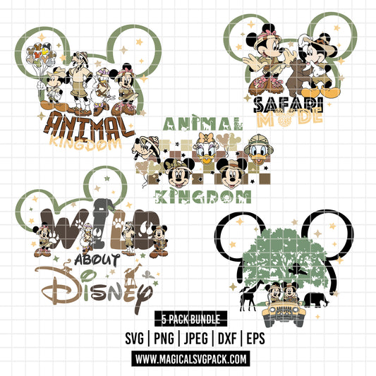 COD5751 - Disney classics Animal Kingdom pack bundle, Disney Classics clipart Svg, Png, Eps, Dxf, Jpeg, vector.