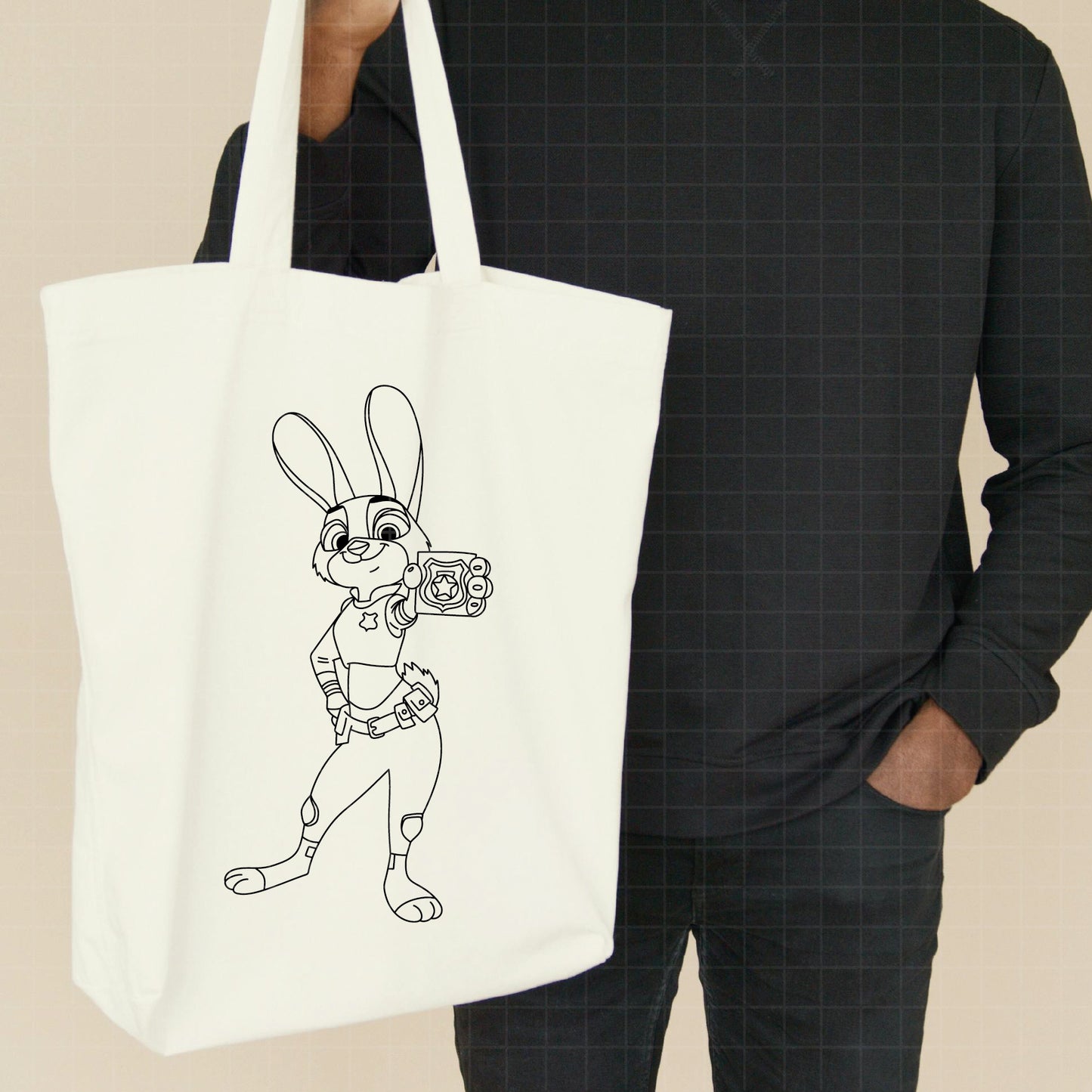 COD5764 - Nick & Judy, Zootopia pack bundle line art, Disney clipart Svg, Png, Eps, Dxf, Jpeg, vector.