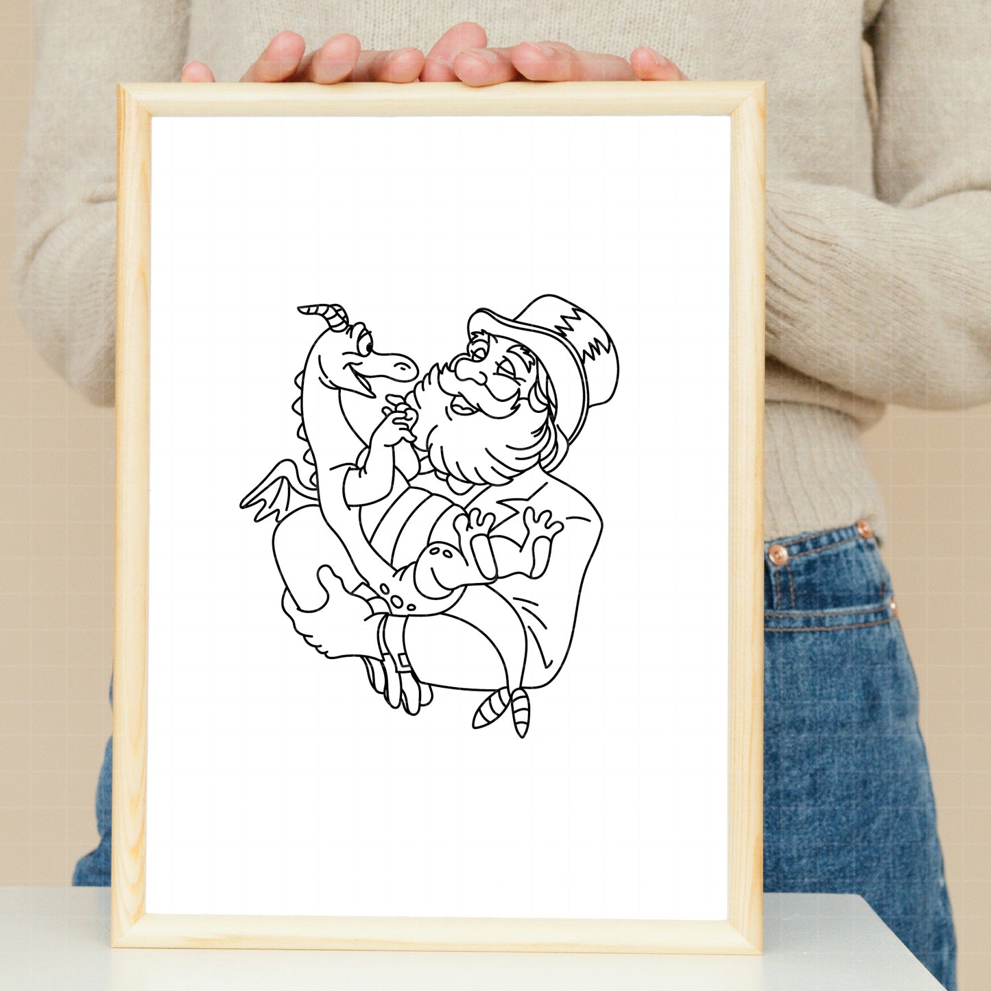 COD5791 - Figment, one little spark of inspiration pack bundle line art, Disney clipart Svg, Png, Eps, Dxf, Jpeg, vector.