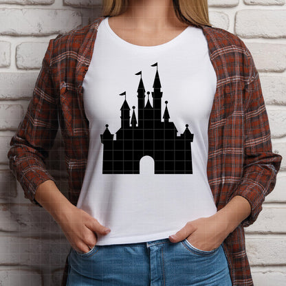 COD06 - Disney Castle Magic Kingdom bundle, Disneyland clipart Svg, Png, Eps, Dxf, Jpeg, vector.