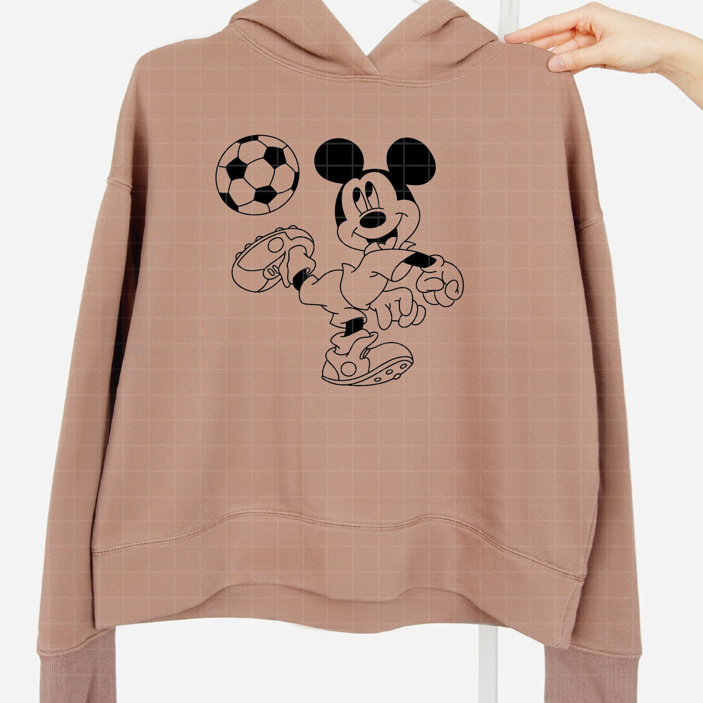 COD6022 - Mickey Soccer line art pack bundle, Disney clipart Svg, Png, Eps, Dxf, Jpeg, vector.