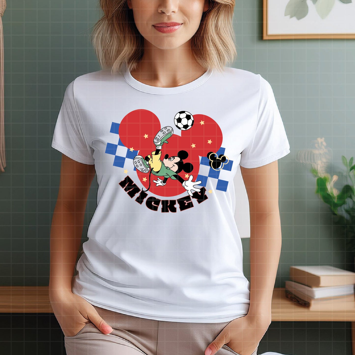 COD6026 - Mickey Soccer quotes pack bundle, Disney clipart Svg, Png, Eps, Dxf, Jpeg, vector.