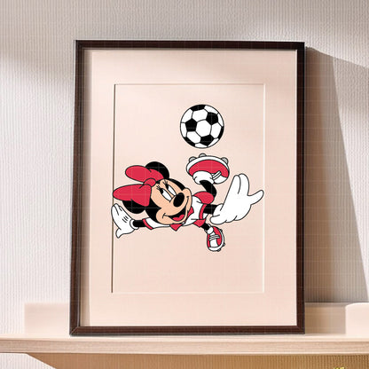 COD6028 - Minnie Soccer pack bundle, Disney clipart Svg, Png, Eps, Dxf, Jpeg, vector.