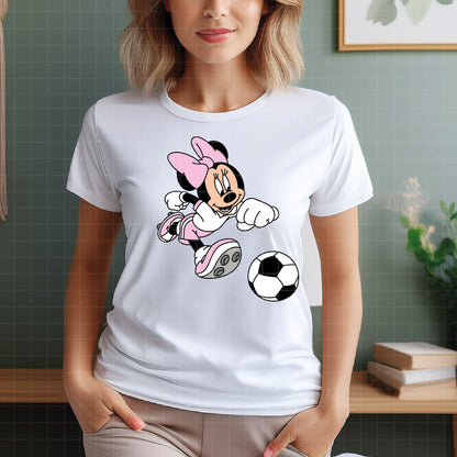 COD6029 - Minnie Soccer cute pack bundle, Disney clipart Svg, Png, Eps, Dxf, Jpeg, vector.