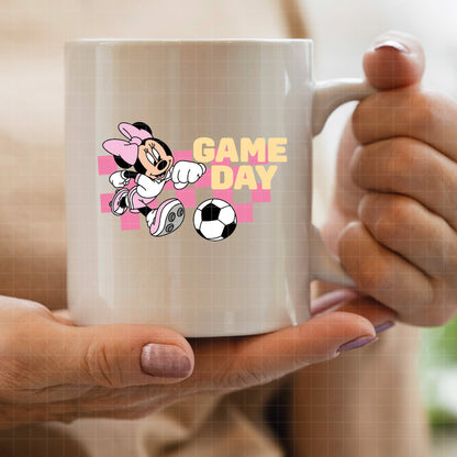 COD6033 - Minnie Soccer quotes cute pack bundle, Disney clipart Svg, Png, Eps, Dxf, Jpeg, vector.