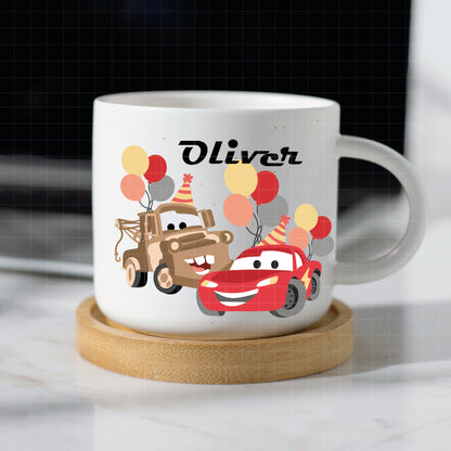 COD6038 - Cars Birthday SVG PNG Bundle. Lightning McQueen, Mater, icons, Racing Alphabet Font Uppercase Lowercase, Numbers. Cricut instant download
