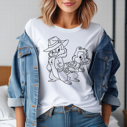 COD6053 - Chip & Dale bundle, Disney clipart Svg, Png, Eps, Dxf, Jpeg, vector.
