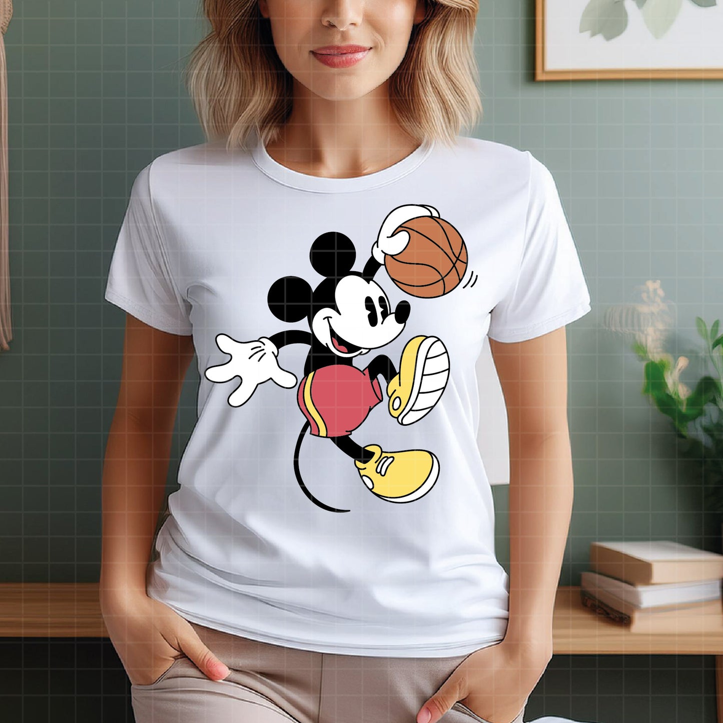 COD6056 - Mickey classic basketball pack bundle, Disney clipart Svg, Png, Eps, Dxf, Jpeg, vector.