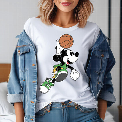 COD6056 - Mickey classic basketball pack bundle, Disney clipart Svg, Png, Eps, Dxf, Jpeg, vector.