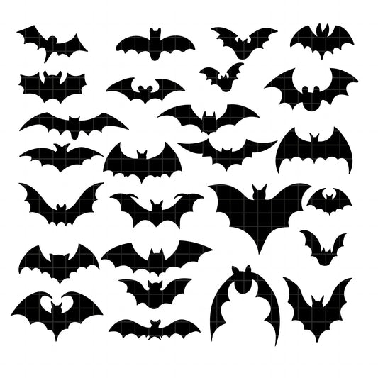 COD6100 - Halloween SVG PNG Bundle | 106 Ghost Bat Spider Web Witch Doodle Clipart | Spooky Season Cut Files | Cricut Instant Download