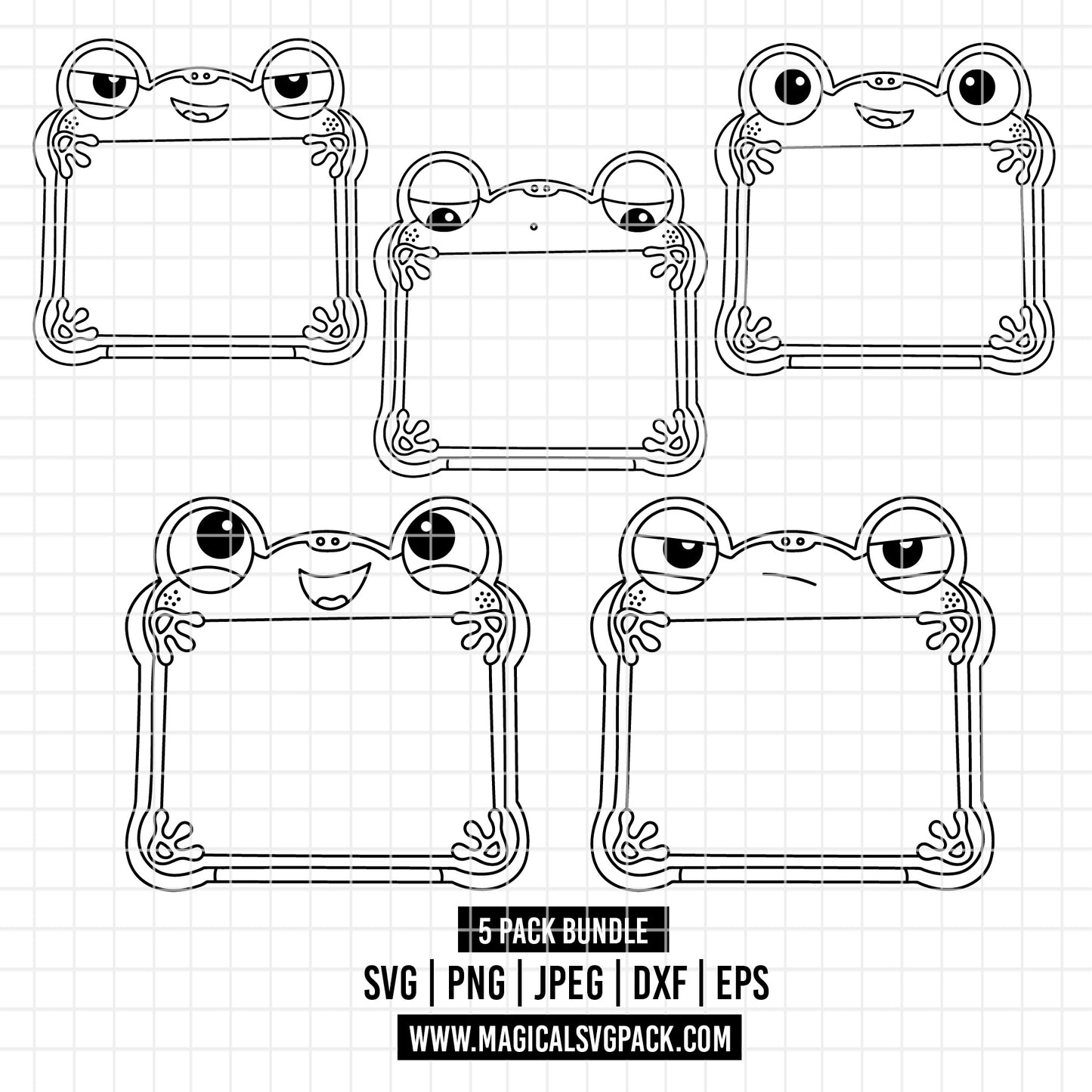 COD6189 - Lilypad line art pack bundle, Disney clipart Svg, Png, Eps, Dxf, Jpeg, vector.
