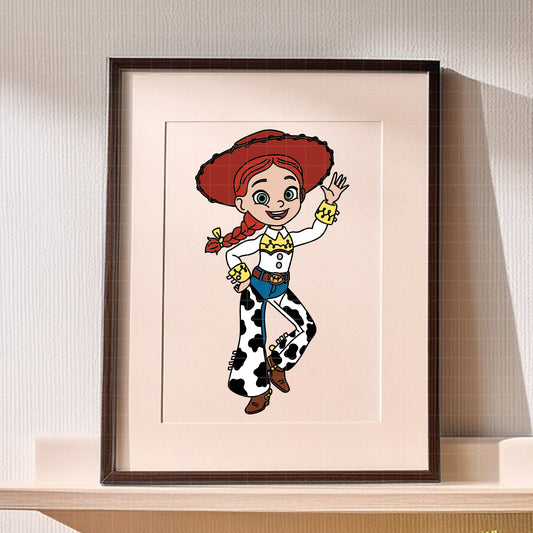 COD6197 - Jessie The Cowgirl pack bundle, Disney clipart Svg, Png, Eps, Dxf, Jpeg, vector.