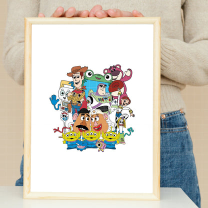 COD6198 - Toy Story characters pack bundle, Disney clipart Svg, Png, Eps, Dxf, Jpeg, vector.
