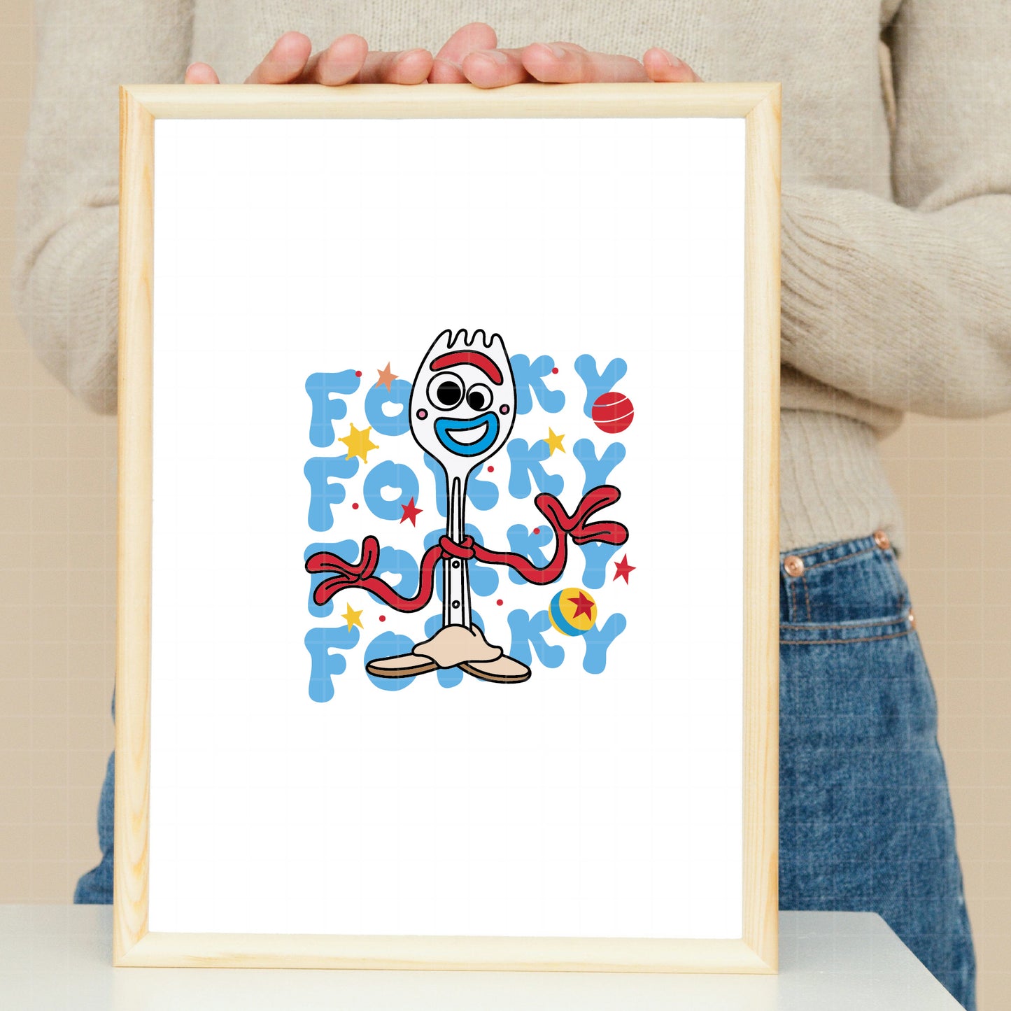 COD6205 - Forky & Knifey quotes pack bundle, Disney clipart Svg, Png, Eps, Dxf, Jpeg, vector.