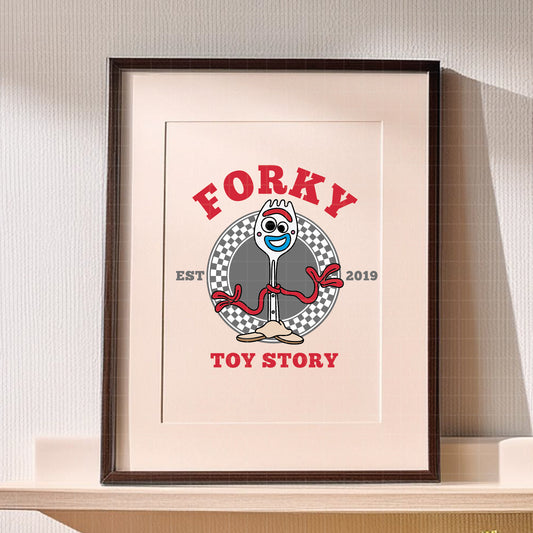 COD6206 - Forky & Knifey quotes pack bundle, Disney clipart Svg, Png, Eps, Dxf, Jpeg, vector.
