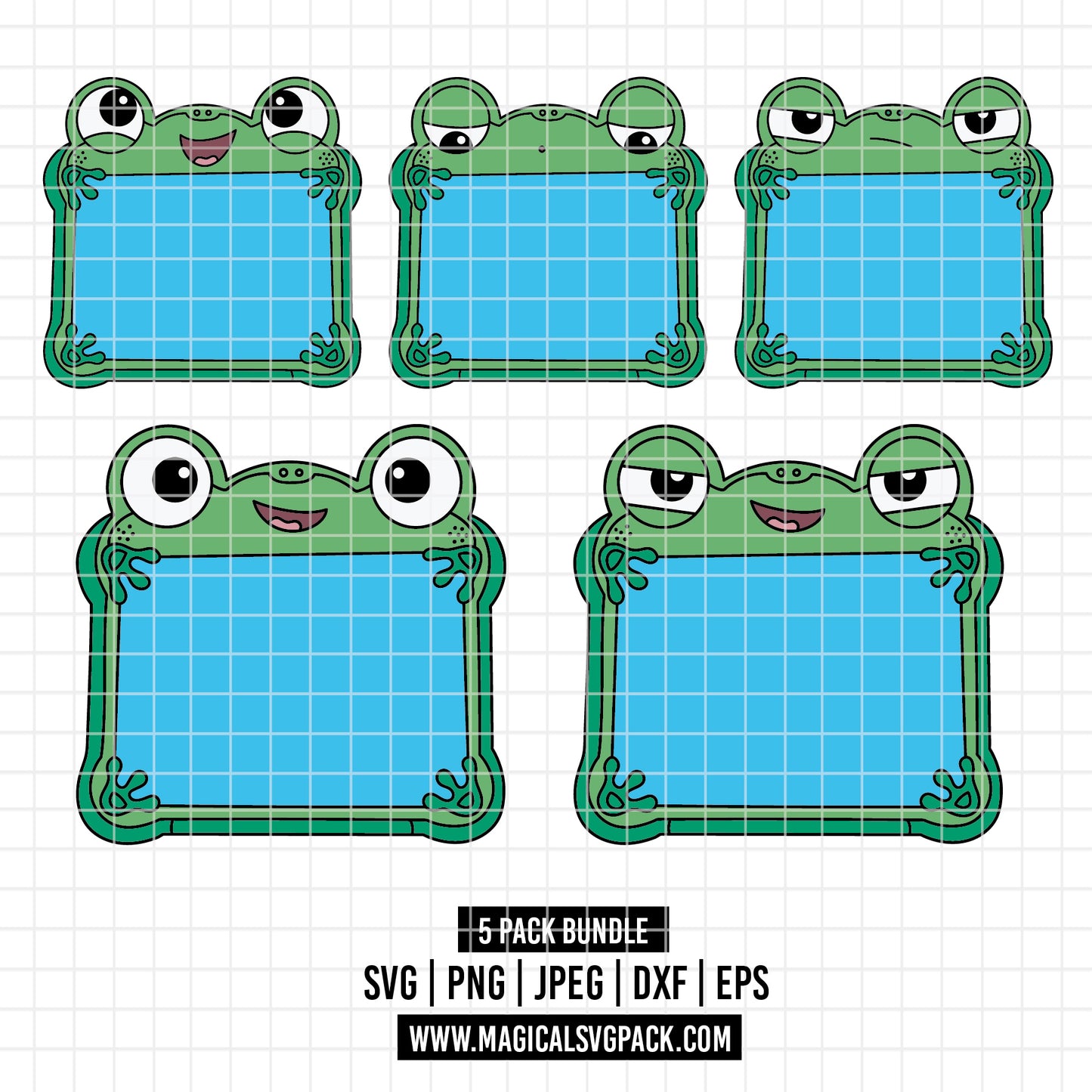 COD6209 - Lilypad pack bundle, Disney clipart Svg, Png, Eps, Dxf, Jpeg, vector.