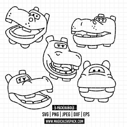 COD6211 - Pip Toy Story line art pack bundle, Disney clipart Svg, Png, Eps, Dxf, Jpeg, vector.
