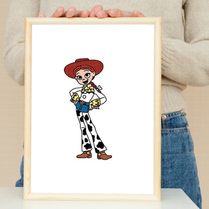 COD6217 - Jessie The Cowgirl pack bundle, Disney clipart Svg, Png, Eps, Dxf, Jpeg, vector.