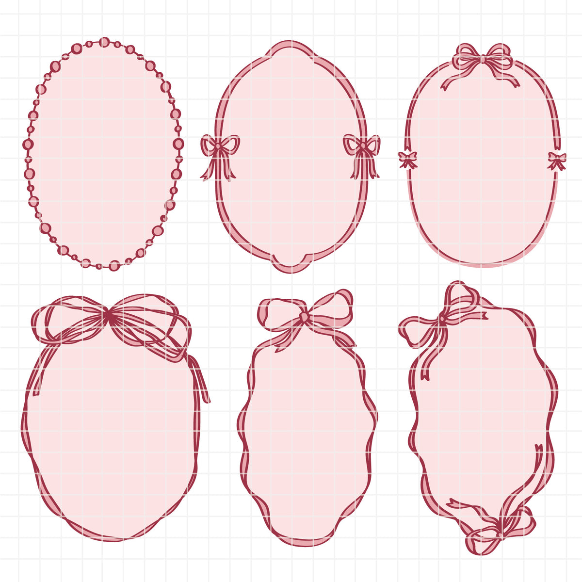 COD6300 - Coquette Icons bundle clipart Svg, Png, Eps, Dxf, Jpeg, vector.