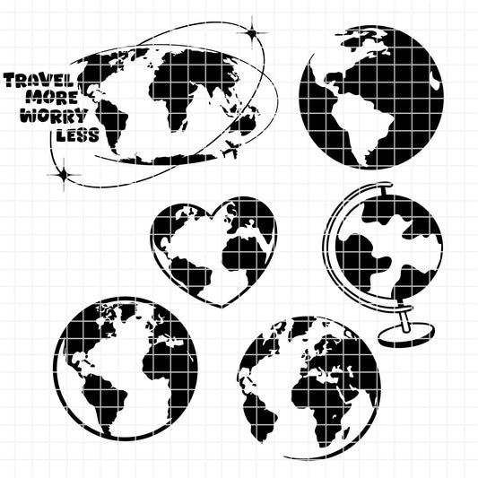 COD6301 - Travel's love bundle clipart Svg, Png, Eps, Dxf, Jpeg, vector.