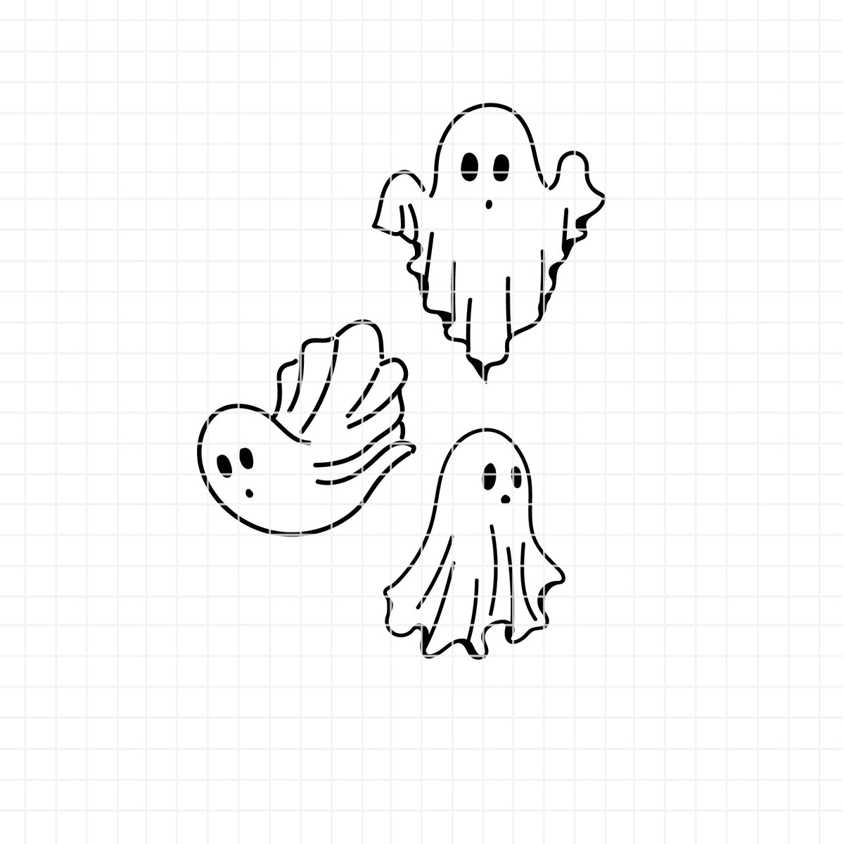 COD6306 - Halloween SVG Bundle PNG EPS, 122 Spooky Clipart.