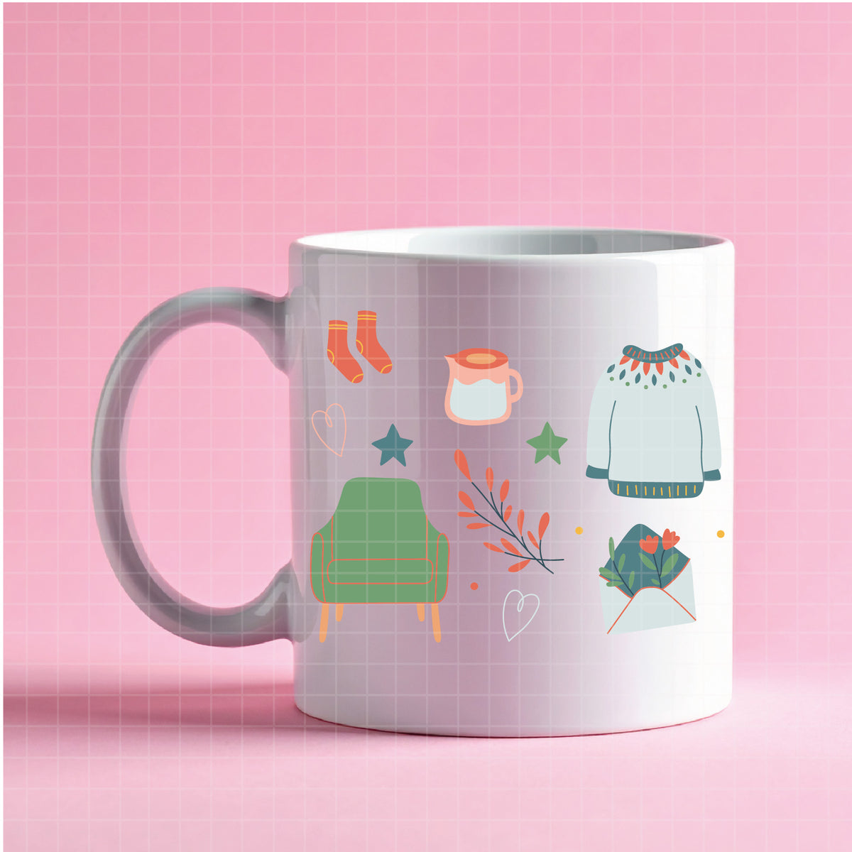 COD6310 - Cozy Home SVG Bundle PNG EPS, 210 Hygge Clipart, Sweater Tea Cup Bird Candle svg, Cozy Season, Home Decor Icons, Instant Download