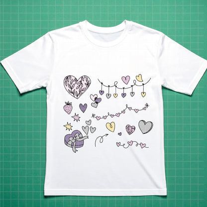 COD6312 - Valentine SVG Bundle PNG EPS, 162 True Love Clipart, Heart xoxo Dove Rose Bow svg, Valentine's Day, Love Icons, Instant Download