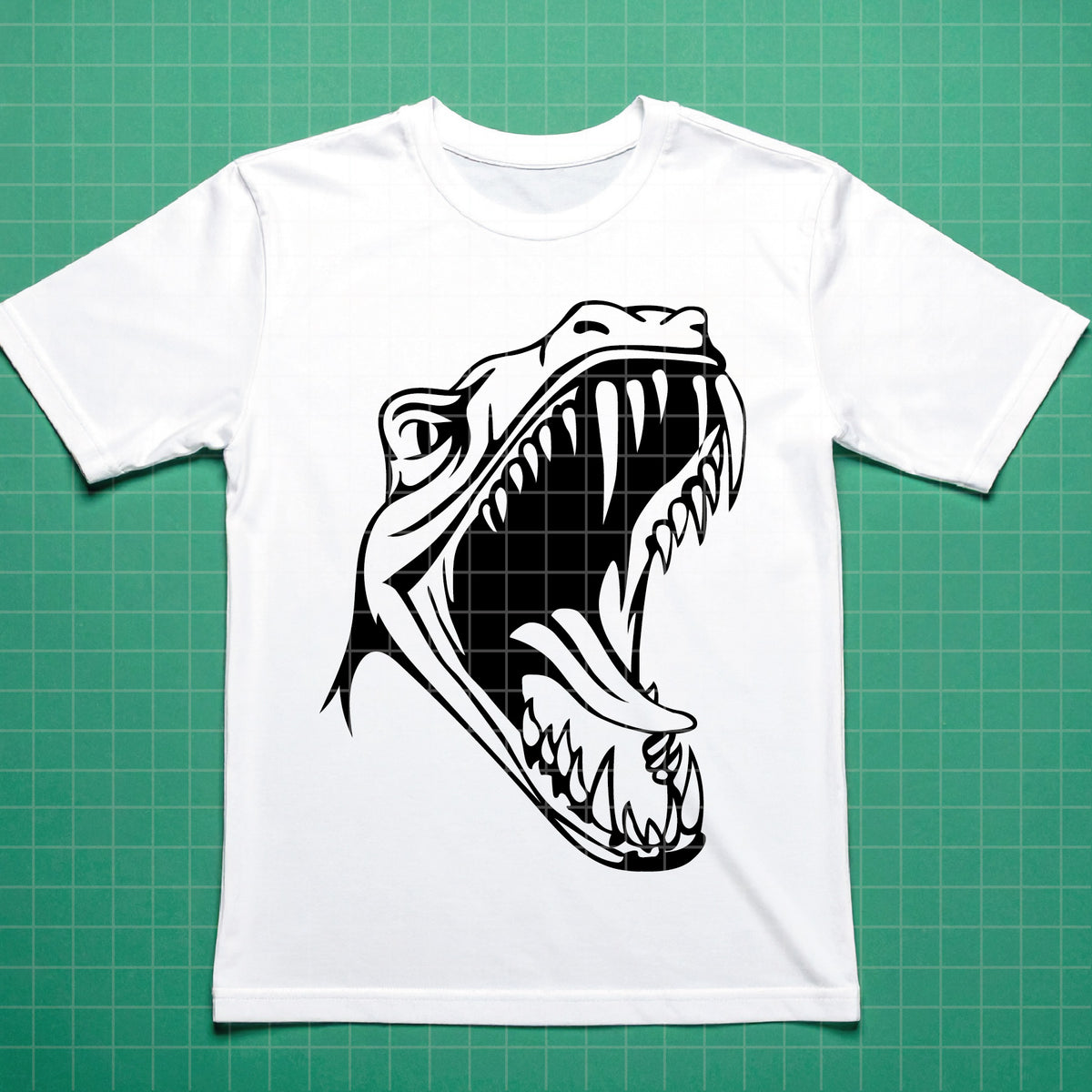 COD6315 - Dinosaur Bundle PNG EPS, 33 Line Art Silhouette Dino Clipart, T-Rex Head svg, Triceratops Stegosaurus, Boy Kids