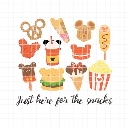 COD6317 - Disney Snack Goals bundle, Disney trips clipart Svg, Png, Eps, Dxf, Jpeg, vector.