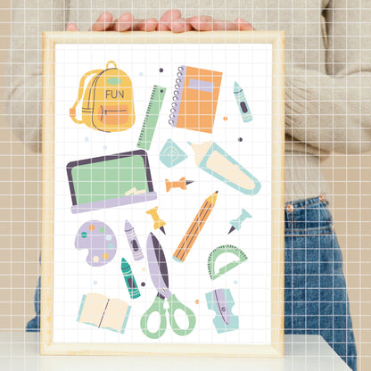 COD6398 - Back to School bundle clipart SVG | PNG | EPS.