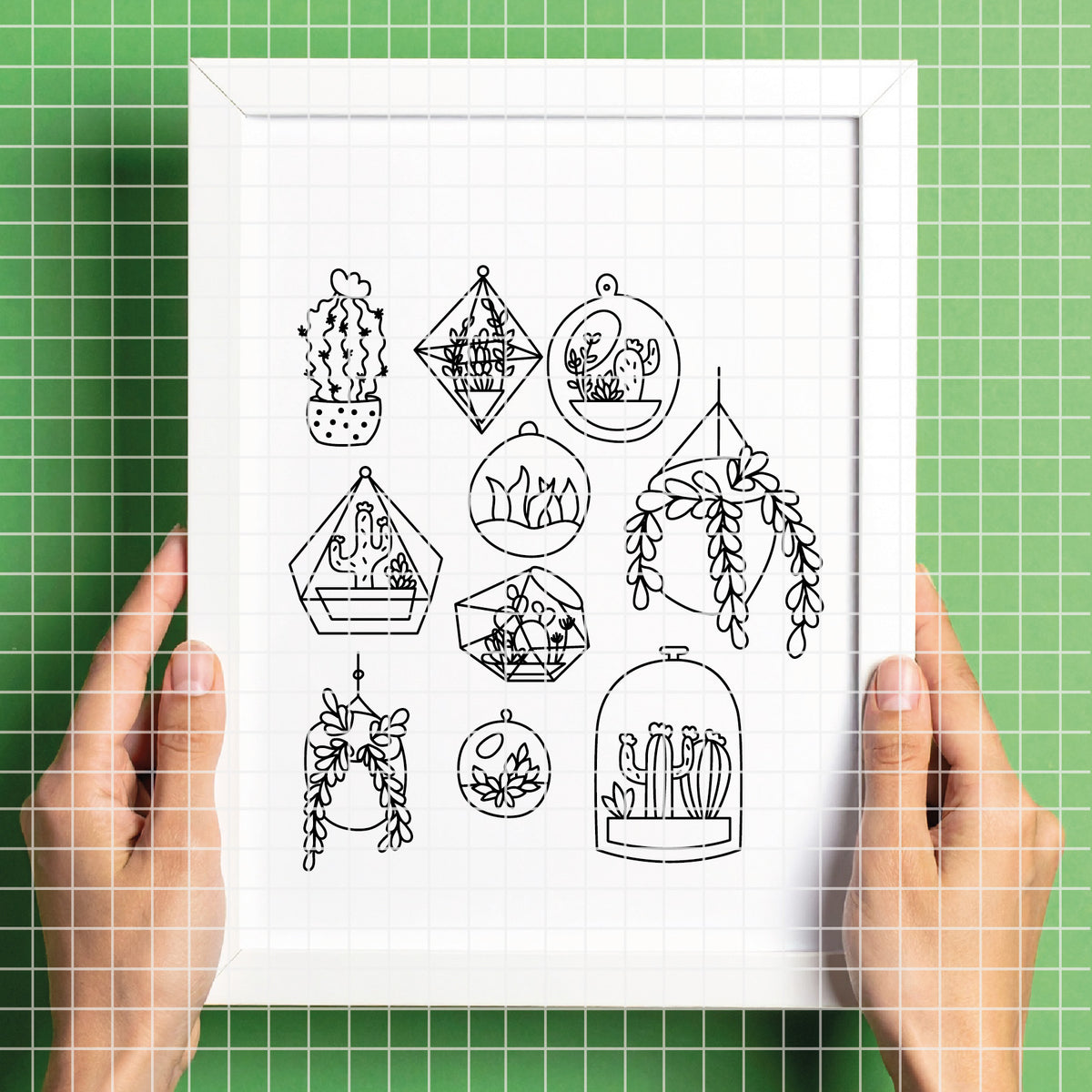COD6400 - Cactus & plants bundle clipart SVG | PNG | EPS.