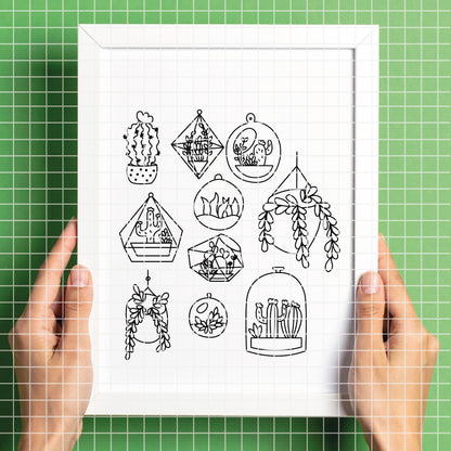 COD6400 - Cactus & plants bundle clipart SVG | PNG | EPS.